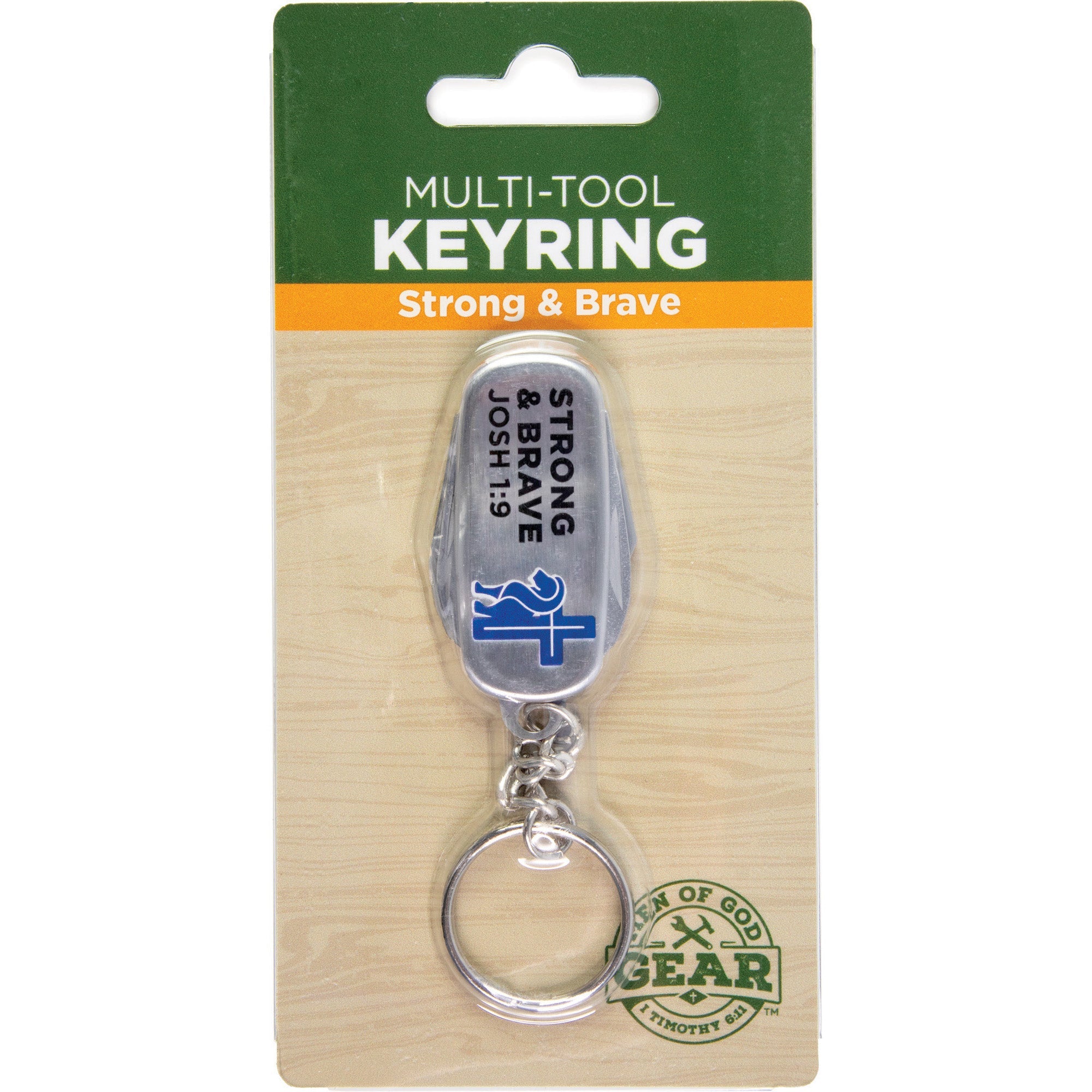 Mini Multi-Tool Cross - Strong & Brave, Jos 1:9