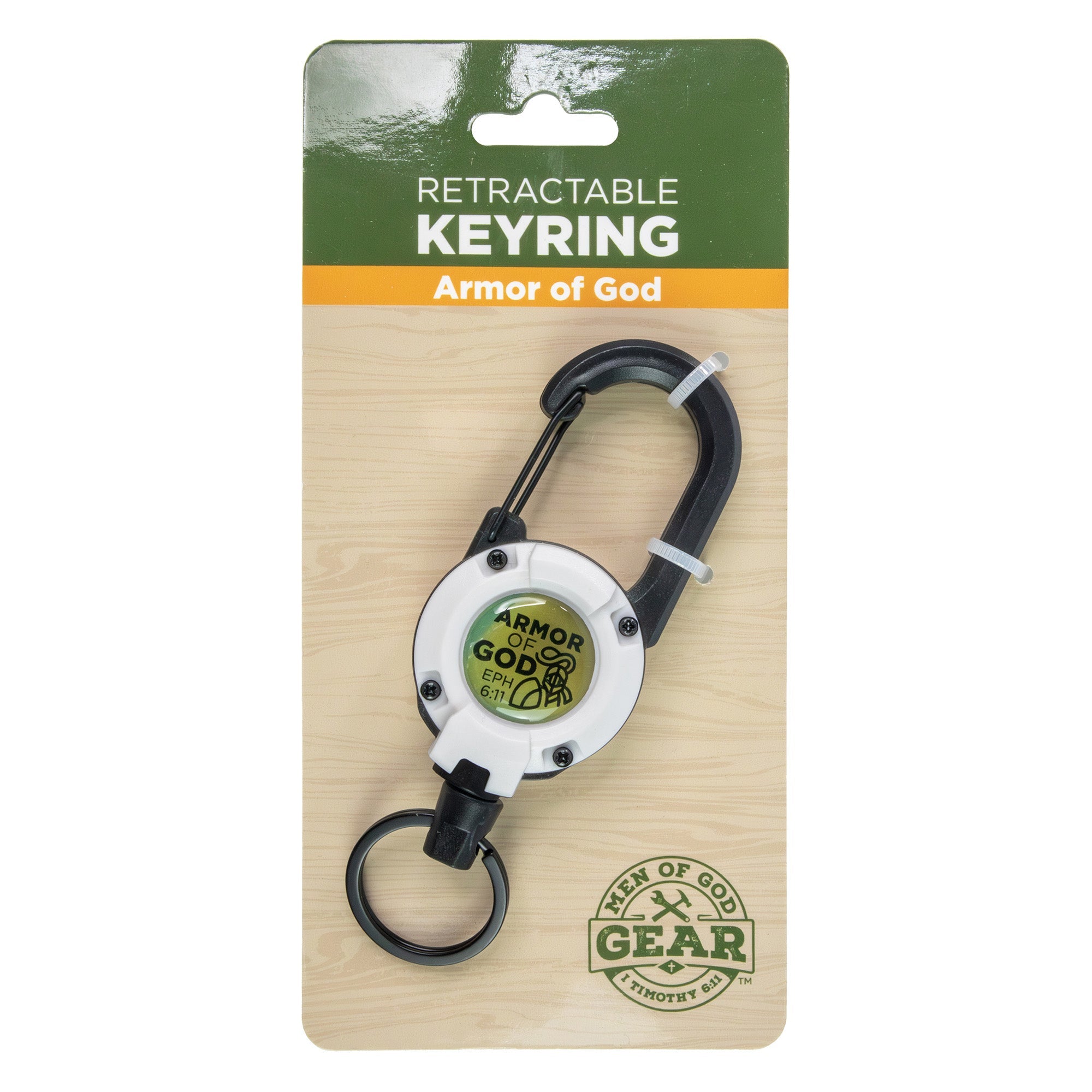 Retractable Keyring - Armor of God, Eph 6:11