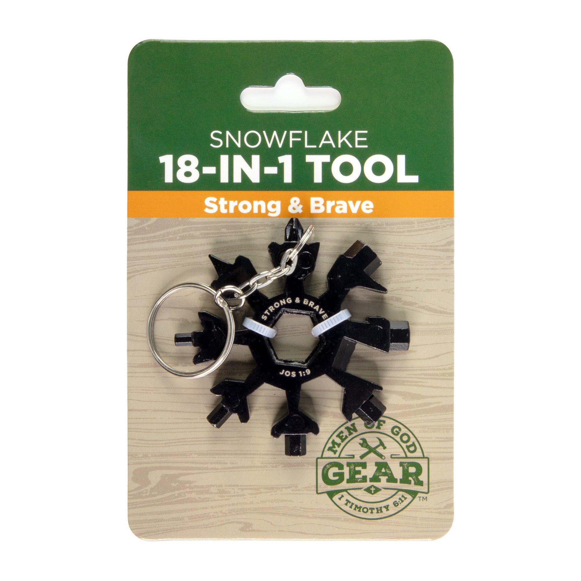 Snowflake 18-in-1 Tool - Strong & Brave, Jos 1:9