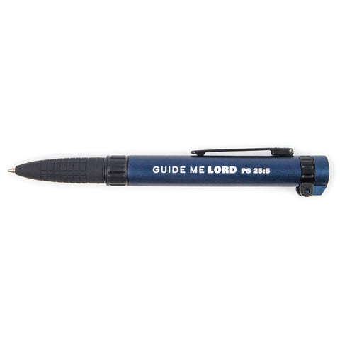 Utility 7-in-1 Pen Blue - Guide Me Lord, Ps 25:5