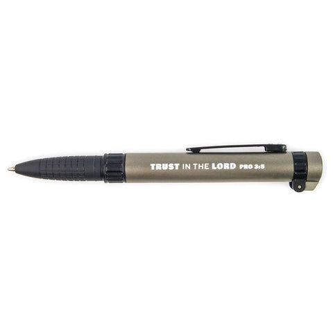 Utility 7-in-1 Pen Gray - Trust in the Lord, Pro 3:5