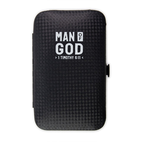 Manicure Set Mens - Man of God, 1 Tim 6:11