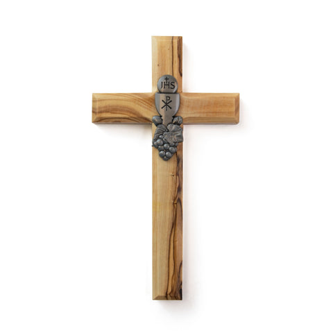 6.75" First Communion Olive Wood Wall Cross