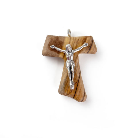 Olive Wood Pendant/Charm - Catholic