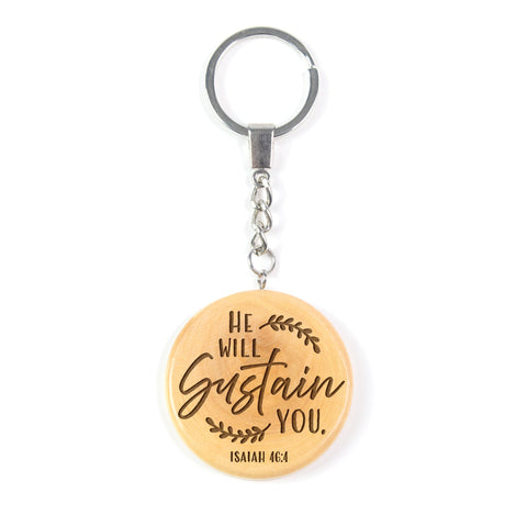 Olive Wood Keychains