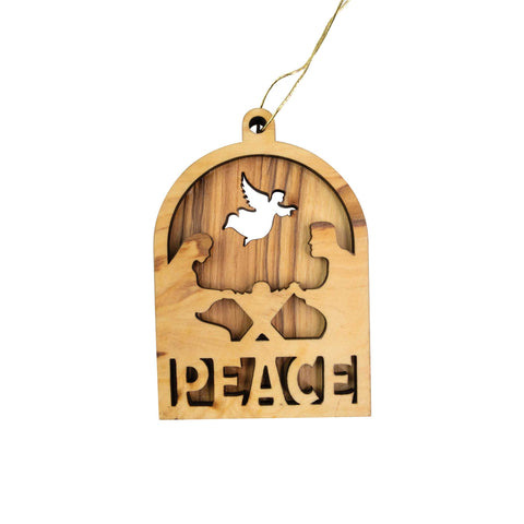 Bell Dimensional Ornament - Peace