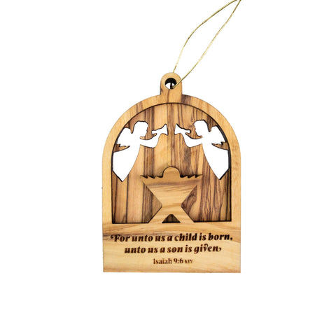 Bell Dimensional Ornament - Child is Given