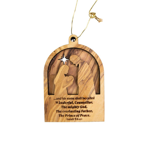 Bell Dimensional Ornament - His Name