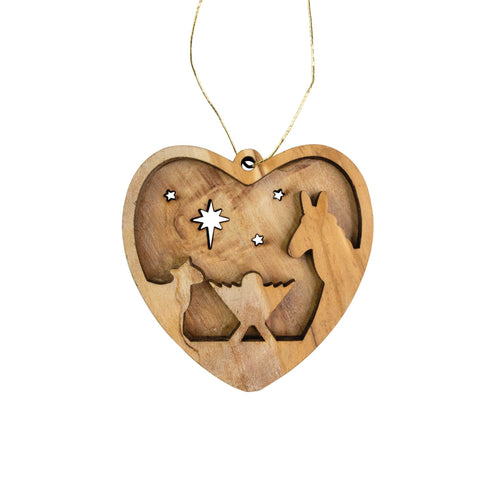 Heart Dimensional Ornament - Baby