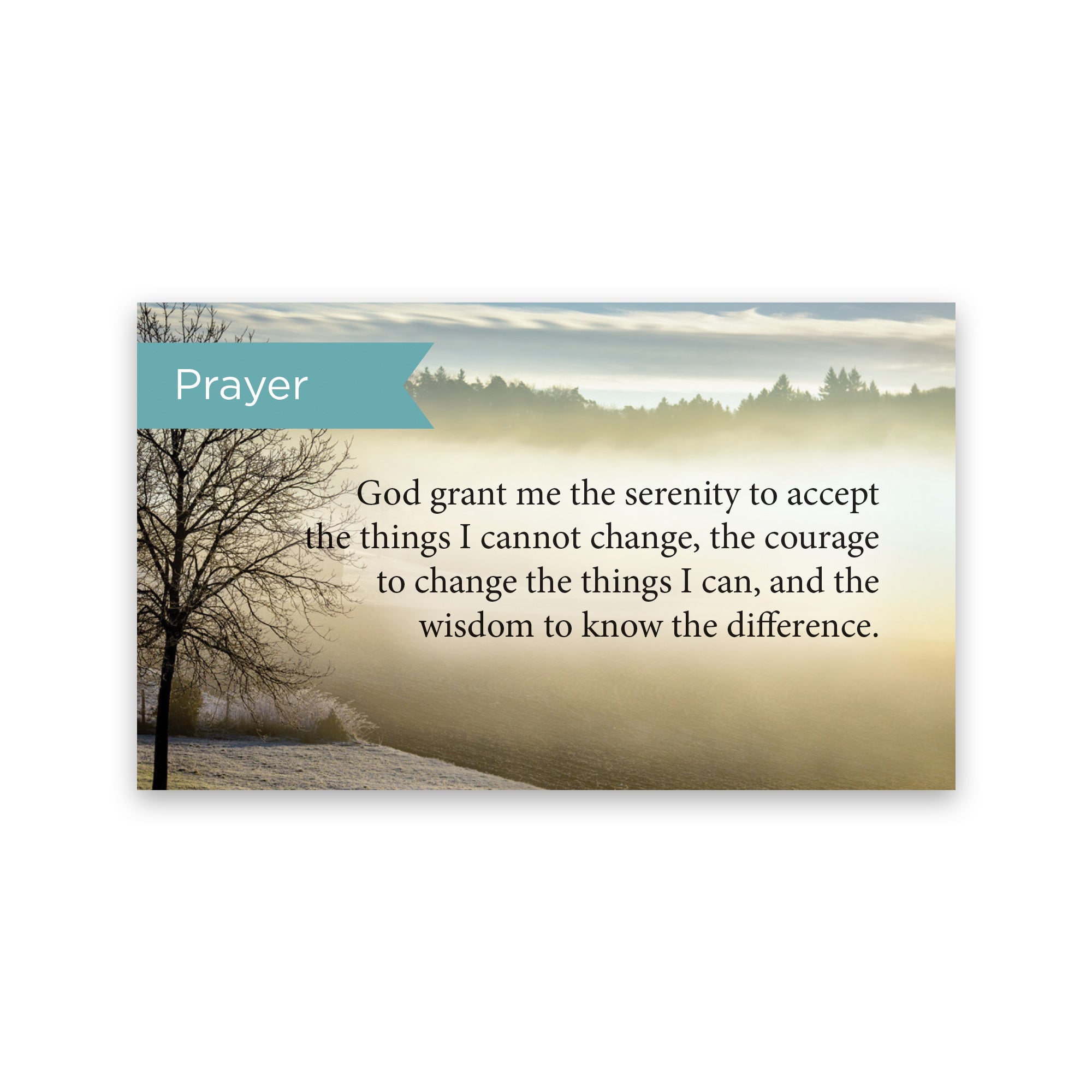 Serenity Prayer, Pass Along Scripture Cards, Pack 25