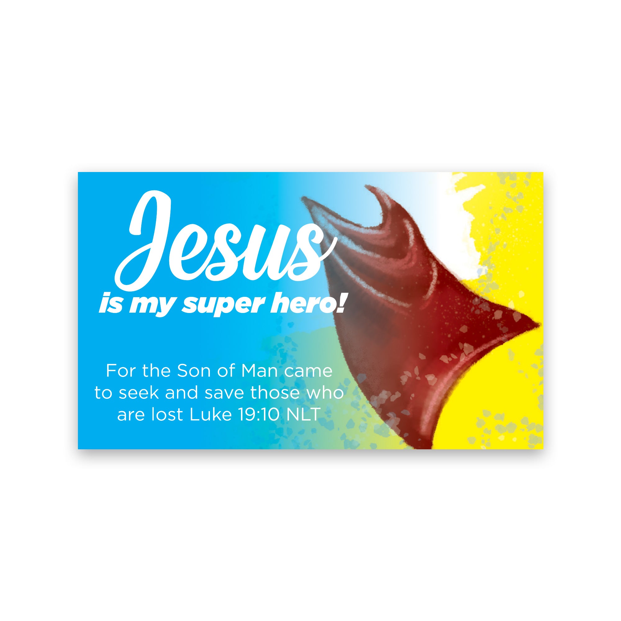 Children's Pass Along Scripture Cards - Jesus is My Superhero, Pack of 25
