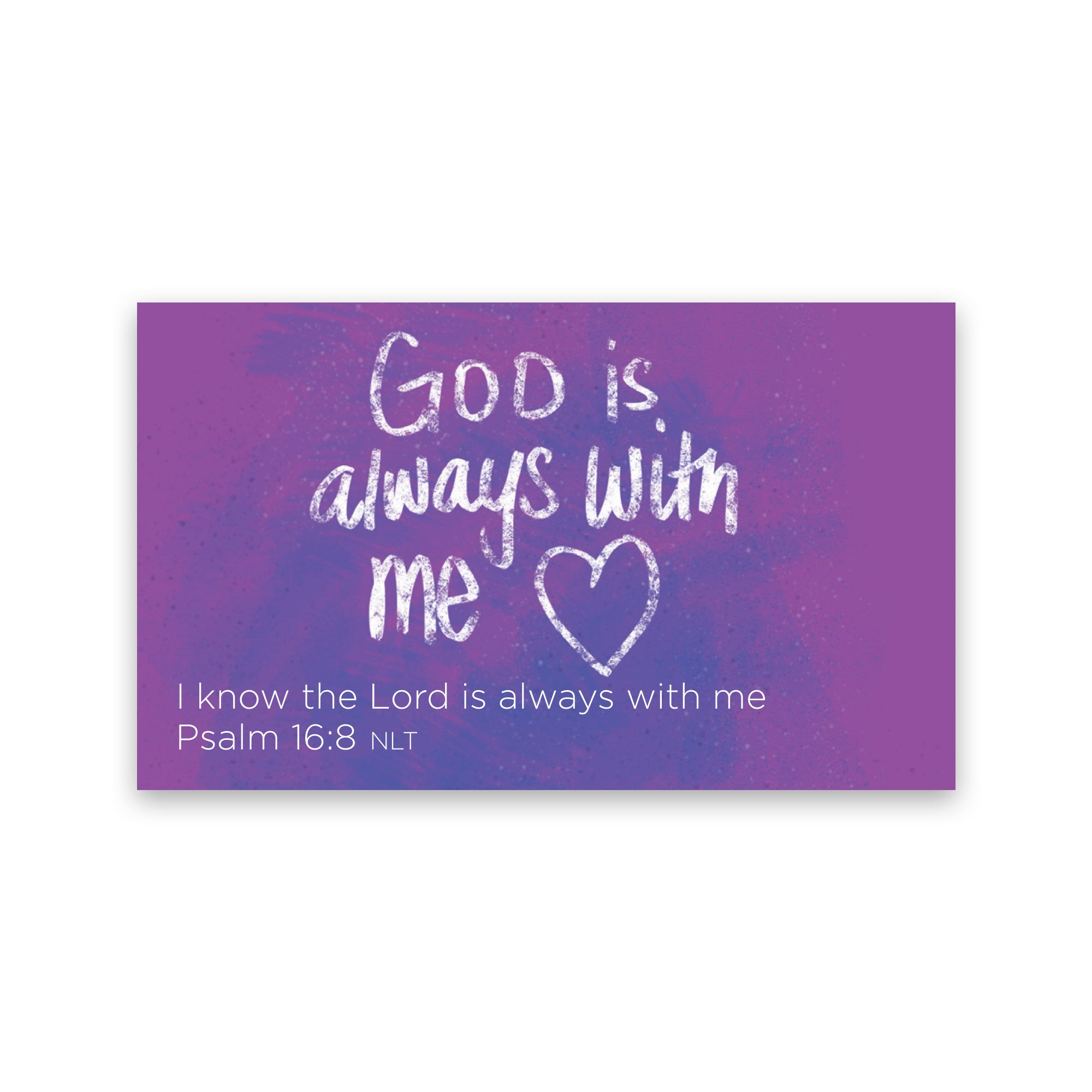 Children's Pass Along Scripture Cards - God is Always With Me, Pack of 25