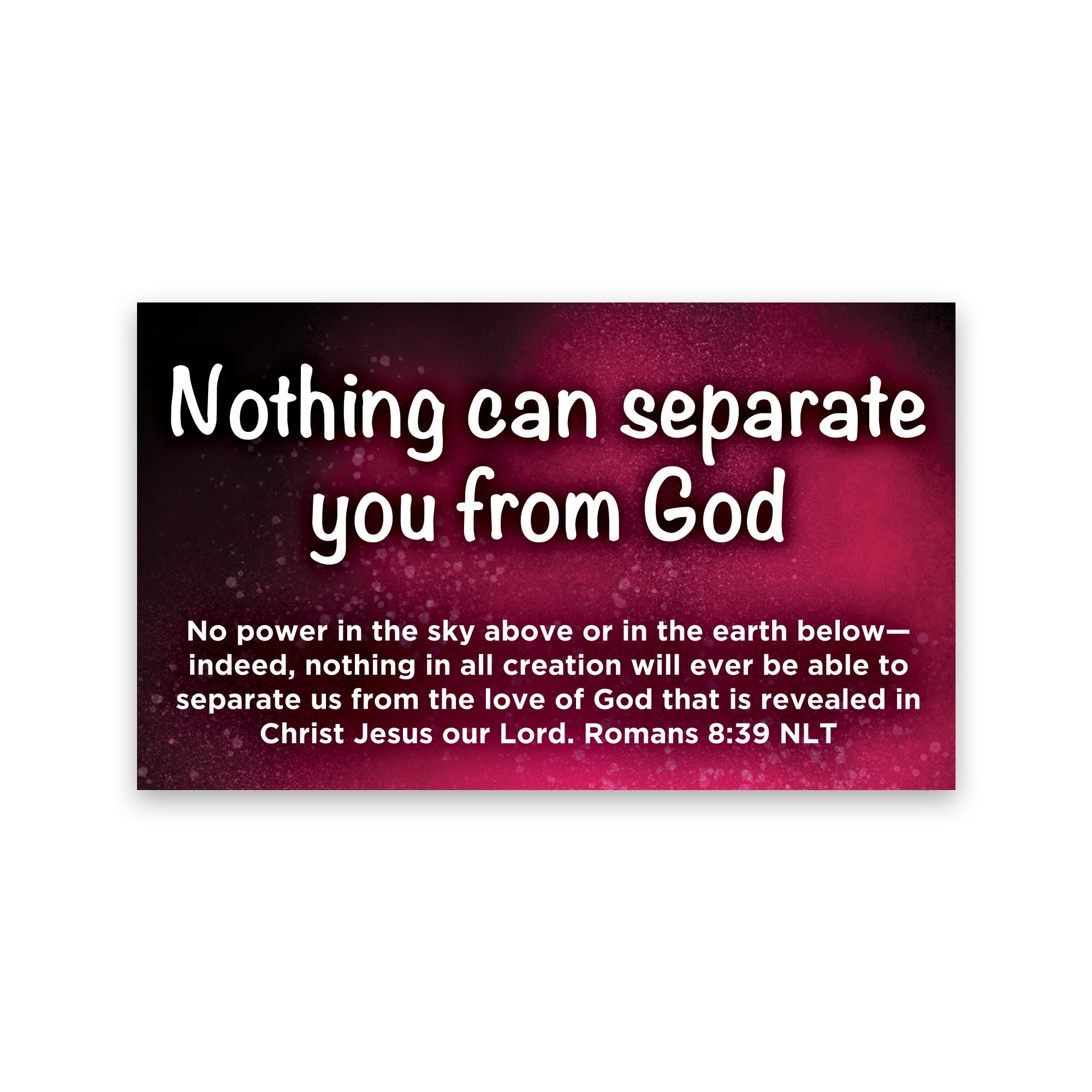 Children's Pass Along Scripture Cards - Nothing Can Separate You From God, Pack of 25