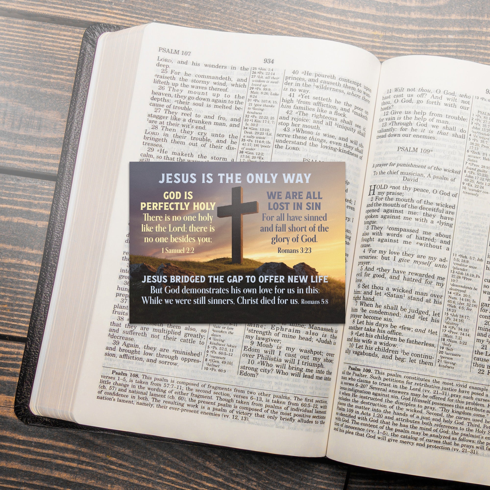 Jesus is the Only Way, Salvation Scripture Cards, Pack of 40