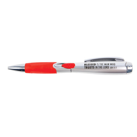 Flashlight Pen Red – Blessed is the Man, Jer 17:7