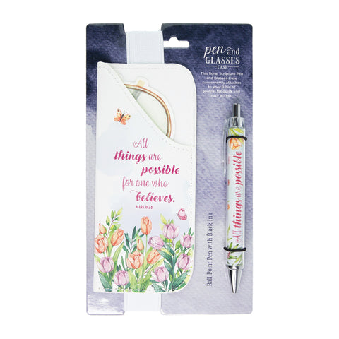 Pen and Glasses Case, All Things Possible, Mark 9:23