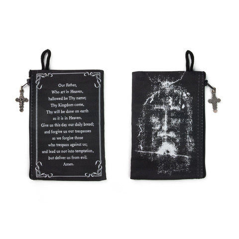 Rosary Pouch - Shroud of Turin and The Lord’s Prayer
