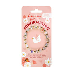 Butterfly Stretch Bracelet White, Confirmation