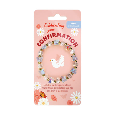 Butterfly Stretch Bracelet Blue, Confirmation