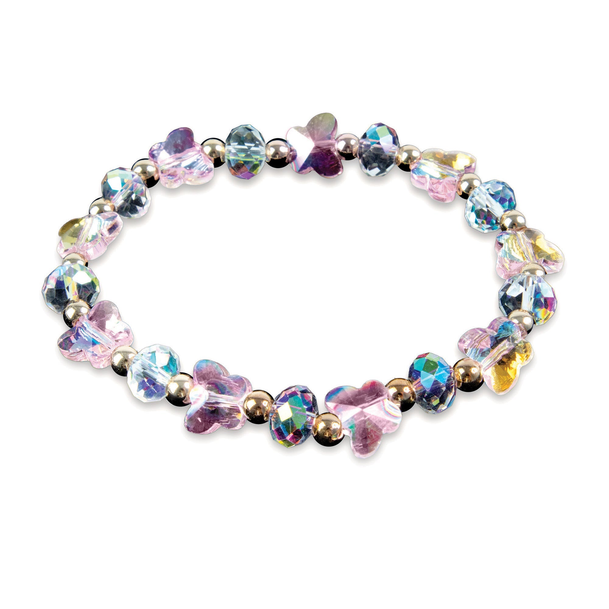 Butterfly Stretch Bracelet Pink, Trust in the Lord