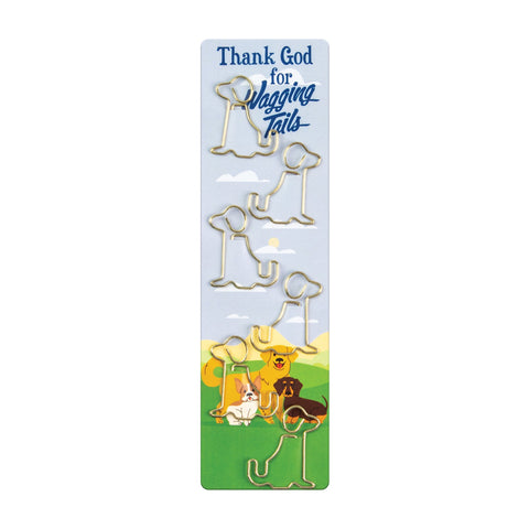 Paper Clip Set, Dog - Thank God for Wagging Tails