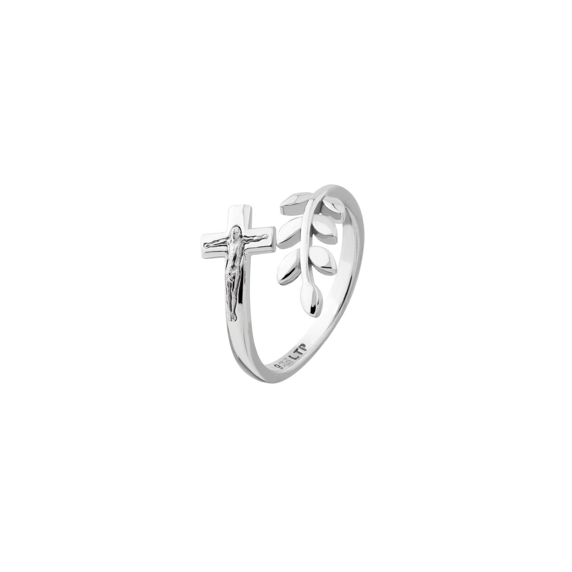 Olive Branch and Simple Crucifix