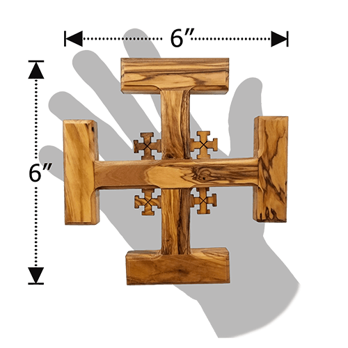 Jerusalem Wall Cross - Large dimensions