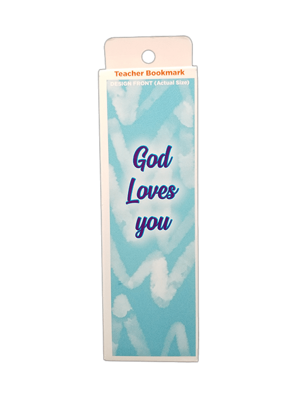 Children's Christian Bookmark, God Loves You, Psalm 86:5 - Pack of 25 - Logos Trading Post, Christian Gift