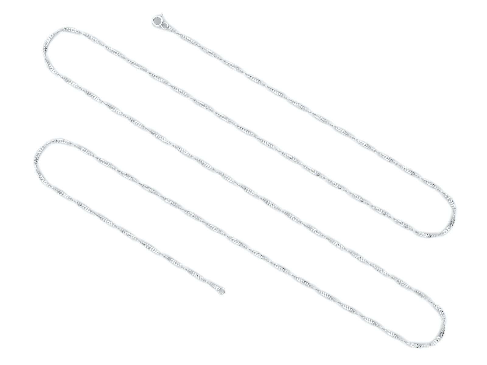 Robe (2mm) Sterling Silver Chain, 18", 20", 24", 30"