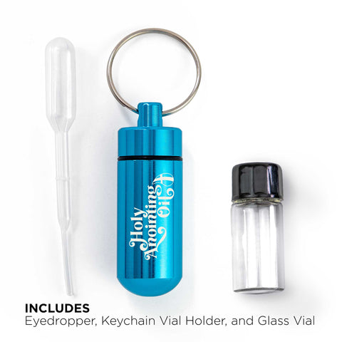 Anointing Oil Bottle Accessory Kit - Aqua