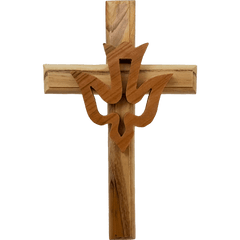 Wall Cross with Holy Spirit Dove