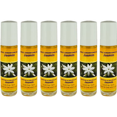 All 6 bottles of jasmin anointing oil from the holy land of Israel