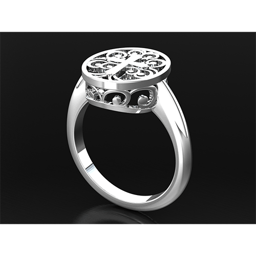 Sterling Silver Tree of Life Ring, Christian Symbol of the Elegance of Creation