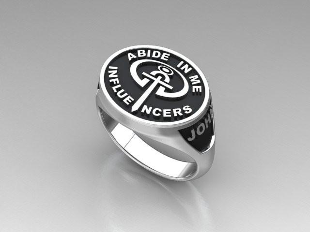 Influencers - Journey Ministries Men Sterling Silver Ring