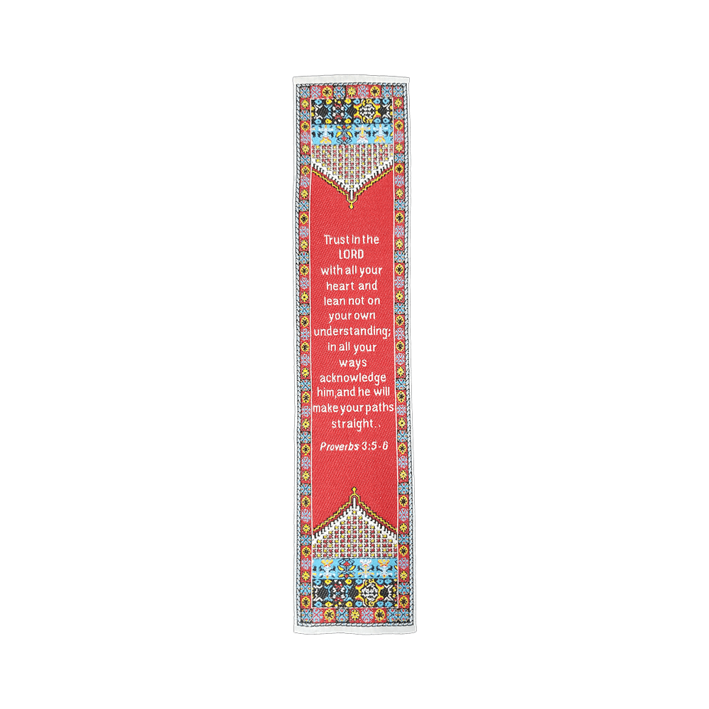 Fabric Bookmark Assortment #4 - 4 Woven Logos Bookmarks - Logos Trading Post, Christian Gift