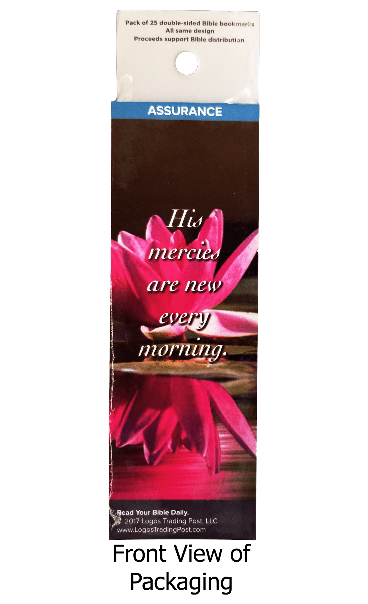 His Mercies Are New Every Morning Bookmarks, Pack of 25 - Logos Trading Post, Christian Gift