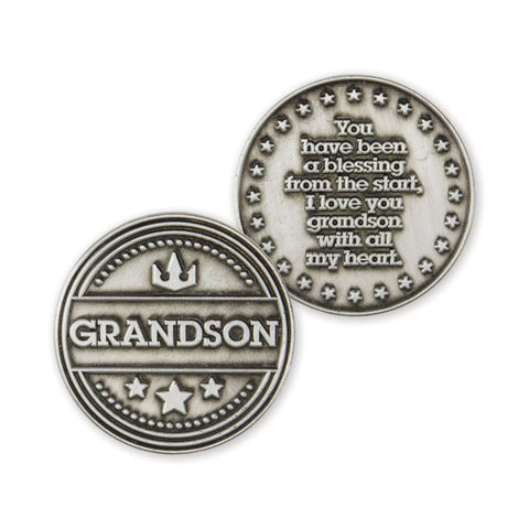 Grandsons Gift, Family Love Expression Coin