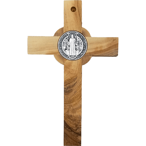 Saint Benedict 6.25" Wall Cross - Large