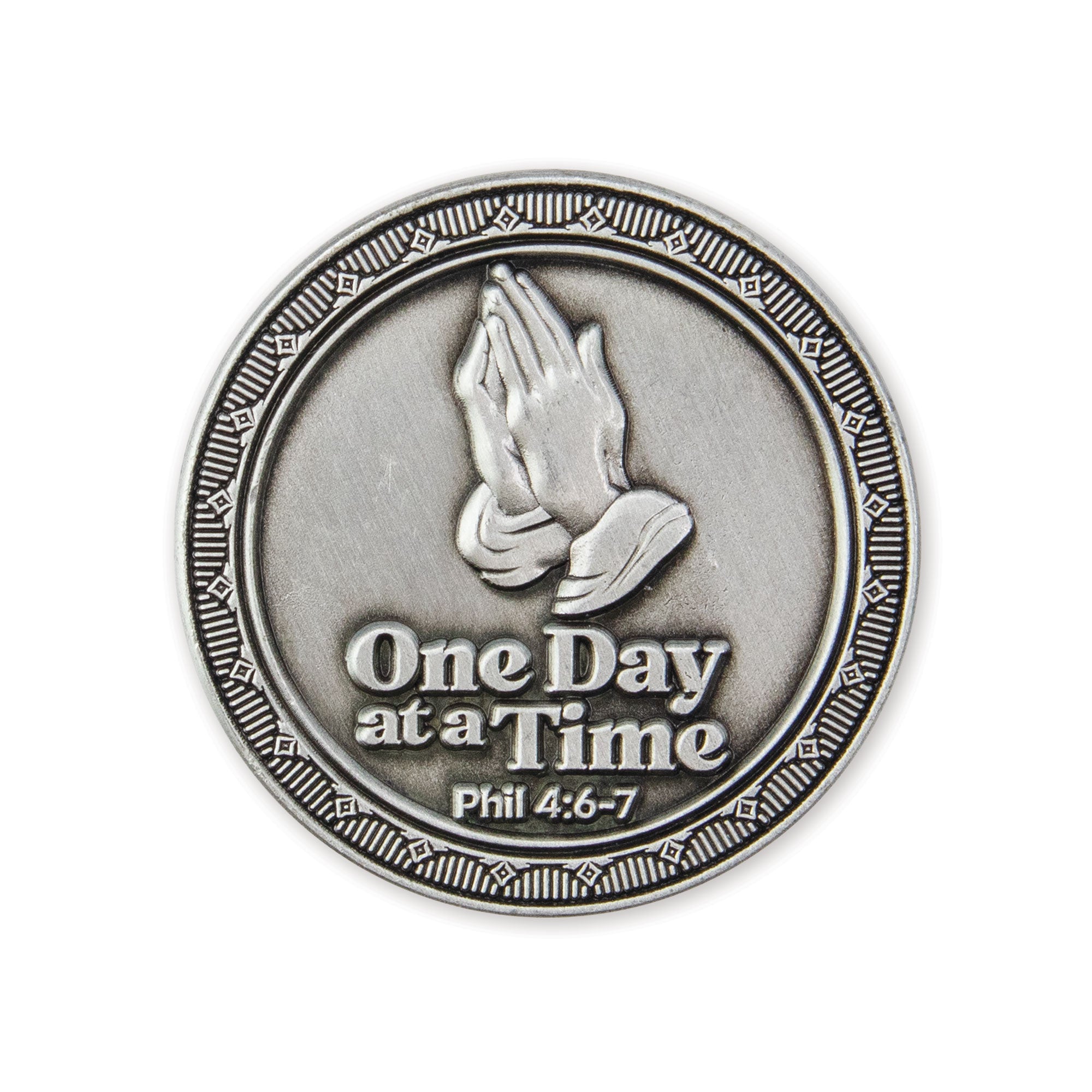 Serenity Prayer & One Day at a Time Love Expression Coin
