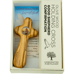 Good Shepherd Confirmation - Medium Deluxe Comfort Cross in Gift Box