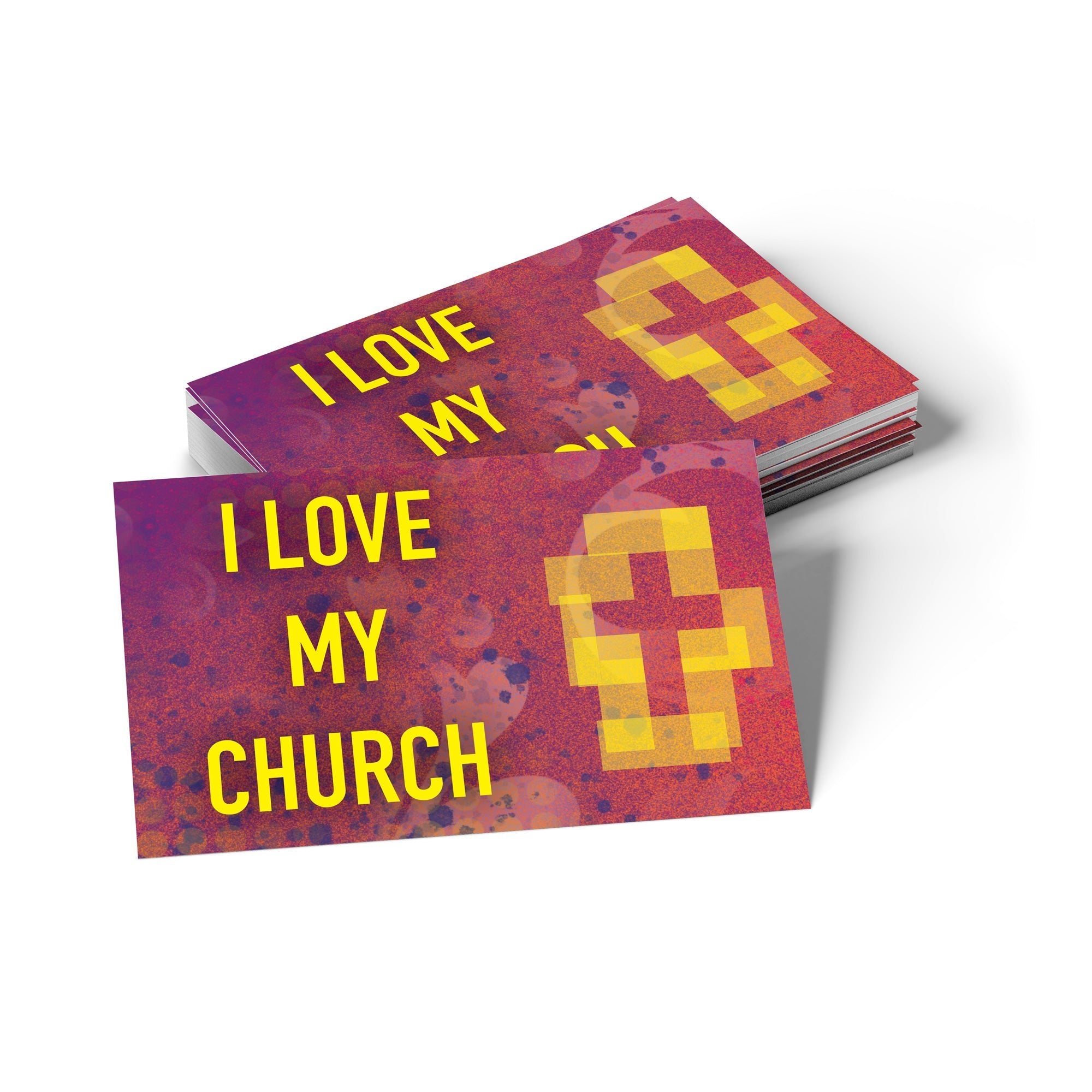 Children and Youth, Pass Along Scripture Cards, I Love My Church, Pack of 25
