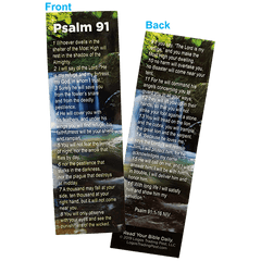 Psalm 91 - The Lord is My Refuge Bookmarks, Pack of 50 - Christian Bookmarks
