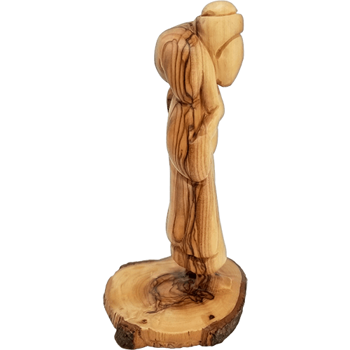 Holy Land Olive Wood Statue - Shepherd Boy King David