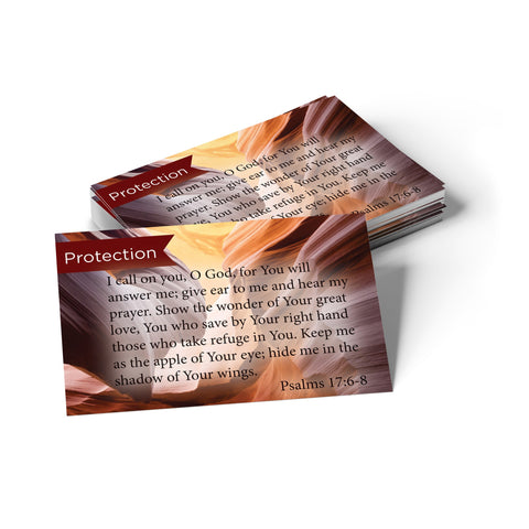 Protection, Psalms 17:68, Pass Along Scripture Cards, Pack 25
