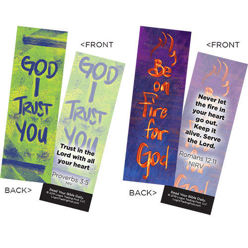 Children's Memory Verse Bookmarks, Variety Pack of 60 - Assortment 4