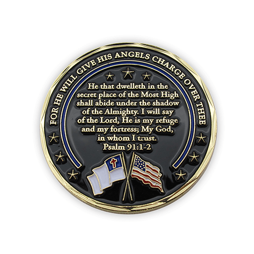 Police Appreciation Gold Plated Challenge Coin
