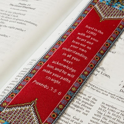 Lo•gos BookMark Proverbs 3:5-6 - Red