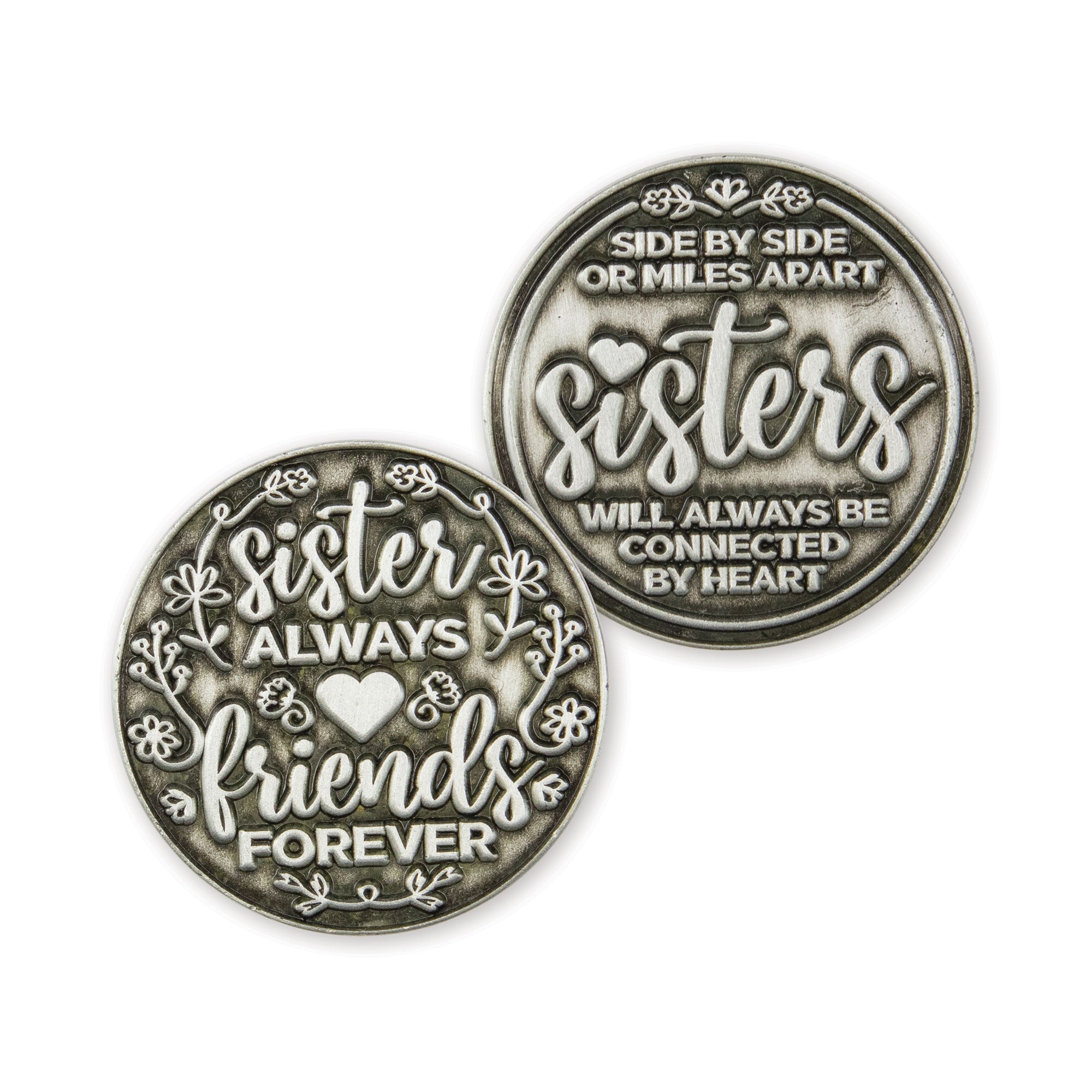 Sister Always Friends Forever, Family Love Expression Coin
