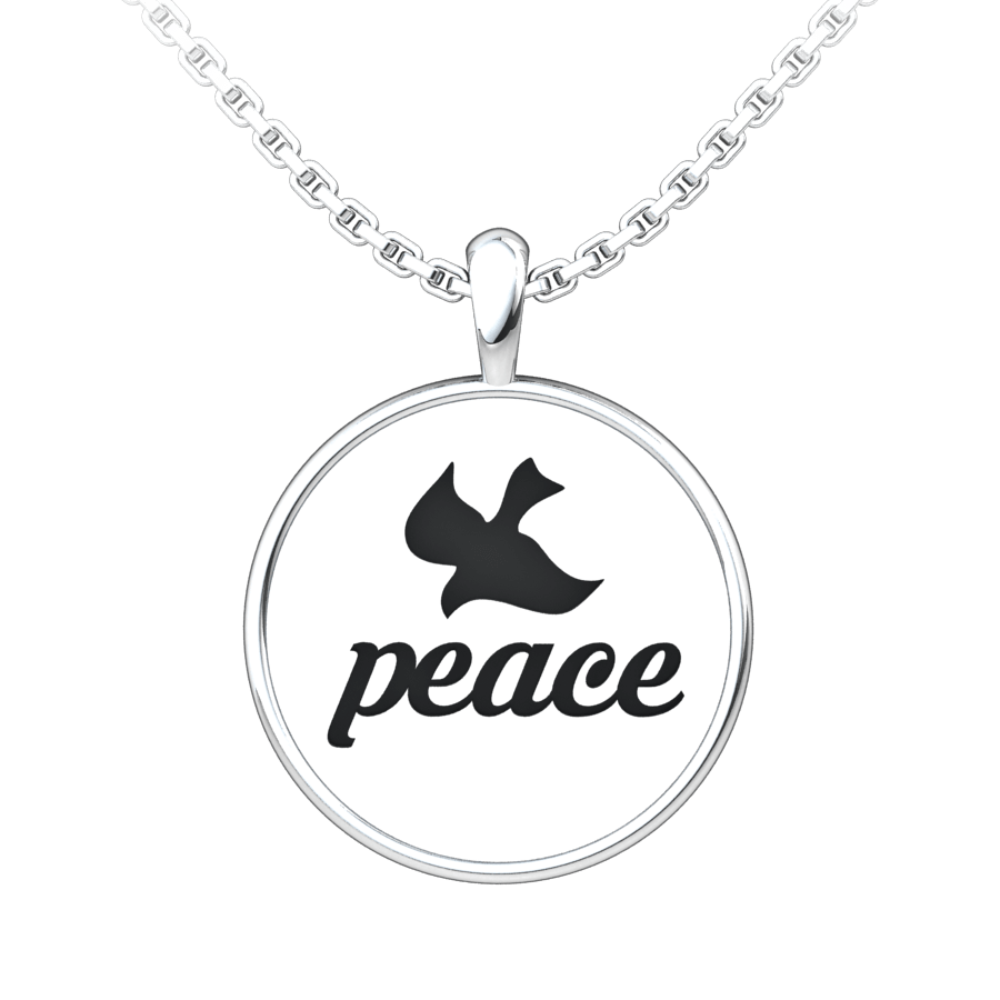 Peace Sterling Silver Pendant