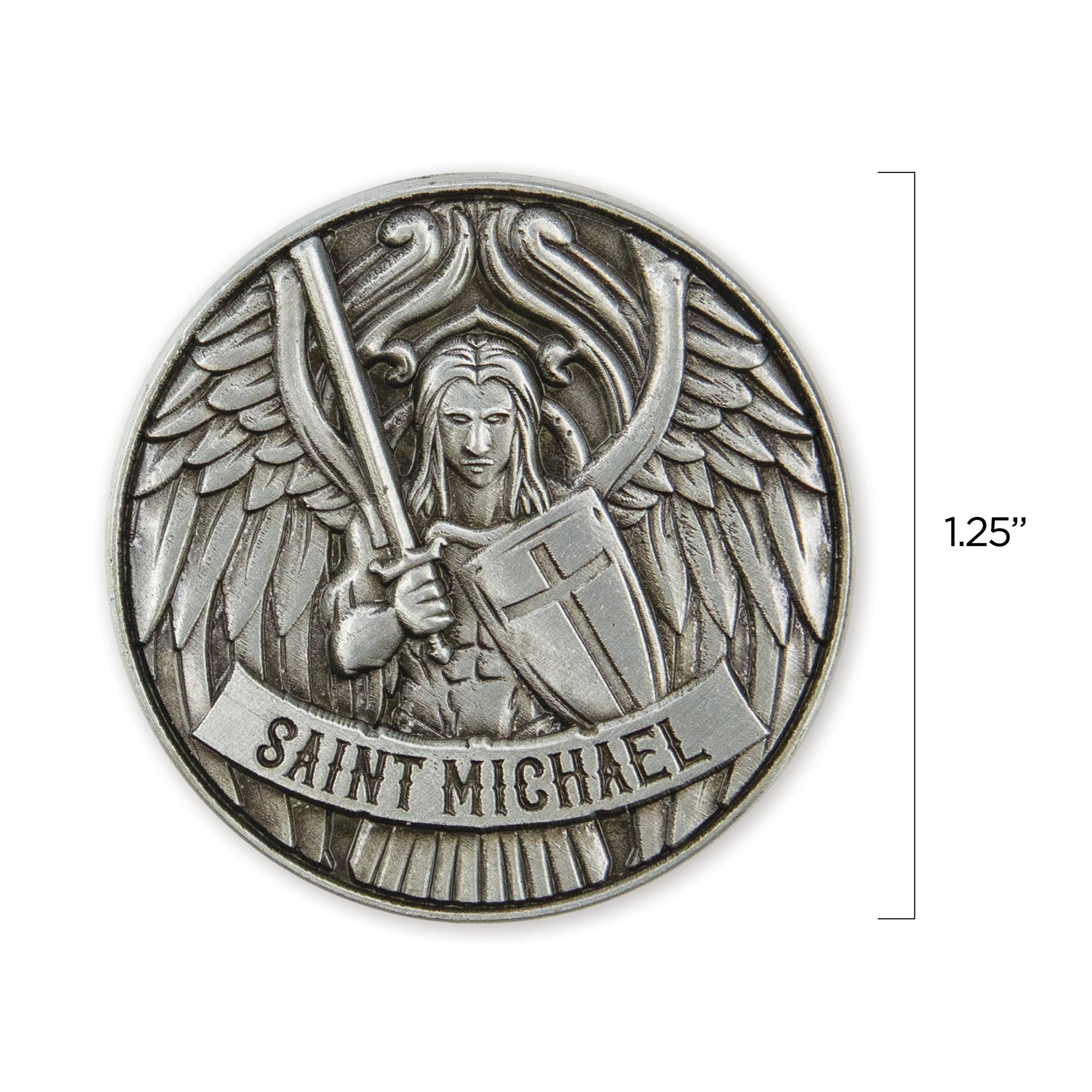 Archangel St Michael, Patron Saint of Police Love Expression Coin